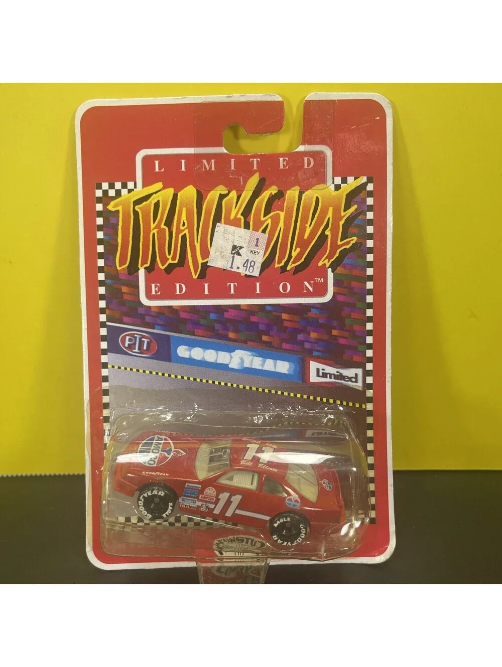 Vintage Trackside Bill Elliott  # 11 Amoco 1:64 Car Fame Management Ford